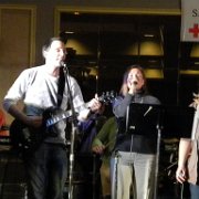 Topeka Bible Church Praise Team - (l. to r.) John Bowes, Bryan Nelson, unknown. Jessie Matheis.