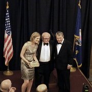 Ed Asner accepts his award...